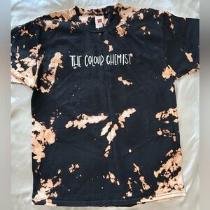 Hanes Black and Tan Tie-Dye T-Shirt